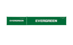 Hornby Wagon Pack R60042 Evergreen, Container Pack, 1 x 20’ and 1 x 40’ Containers - Era 11