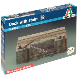 ITALERI Dock With Stairs 5615 1:35 Military Vehicle Model Kit
