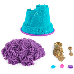 Kinetic Sand Mermaid Treasure Shimmer Sand Mini Castle