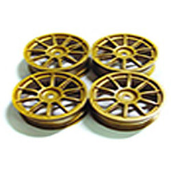 Tamiya 51022 Medium Narrow 10-Spoke Wheels (Offset 0) 4Pcs (Subaru Impreza) NIP