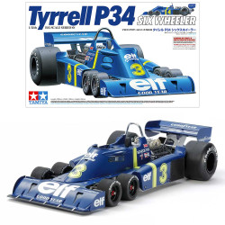 Tamiya  12036 Tyrrell P34 Six Wheeler w/Photo-Etched Parts  1:12 Plastic Model Kit