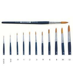 ITALERI Tools 000 Script Liner Synthetic Brush  A51261