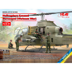 ICM 53102 Helicopters Ground Personnel (Vietnam) 1:35 Model Kit