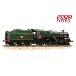 Graham Farish 372-728BSF BR Standard 5MT with BR1 Tender 73026 BR Lined Green (Late Crest) N Gauge