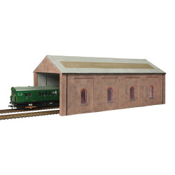 Scenecraft 44-0183R Electric Train Depot Red OO Gauge