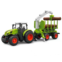 Korody RC Tractor w/Trailer & Log Grabber 1:24 Farm Toy K-6648