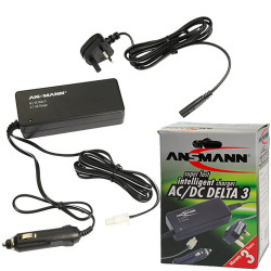 ANSMANN AC/DC  Delta 3 Charger 7.2v Battery packs Tamiya Plug 3A AC3001