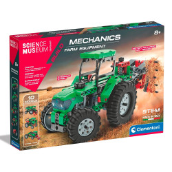 Science Museum Mechanics - Farm Equipment 10-in-1 Building Set Clementoni 61375