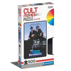 Cult Movies: Blues Brothers 500pc Jigsaw Puzzle Retro VHS Case Clementoni 35109