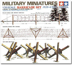 TAMIYA 35027 Barricades 1:35  Military Model Kit