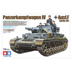 Tamiya 35374 German Panzerkampfwagen IV Ausf F 1:35  Plastic Model Tank Kit