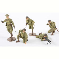 TAMIYA 35339 WWI British Infantry Set x 5 figs 1:35  Military Model Kit Figures