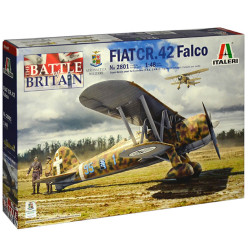 Italeri 2801 Fiat CR.42 Battle of Britain 1:48 Plastic Model Plane Kit.