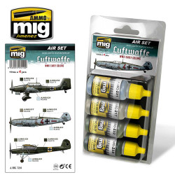 Ammo by Mig Luftwaffe Early WWII Acrylic Paint Set For Model Kits Mig 7210