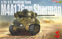 Asuka 35047 US Medium Tank Sherman M4A176 1:35 Plastic Model Kit