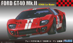Fujimi F126067 Ford GT40 66 Le Mans 1:24 Plastic Model Kit