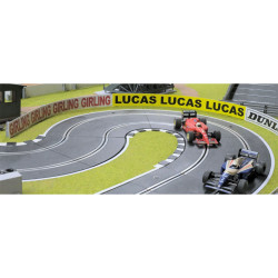 Slot Track Scenics C-AB4 W Classic Advert Boards Wood Track - for Scalextric