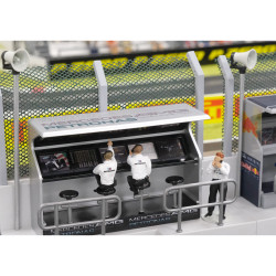 Slot Track Scenics TS/Dec 2 Timing Stand Decals Mercedes - for Scalextric
