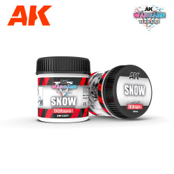 AK Interactive 1227 Snow 100ml Wargame Terrain Diorama