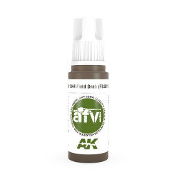 AK Interactive 11344 Field Drab (FS30118) 17ml AFV 3G Acrylic Model Paint