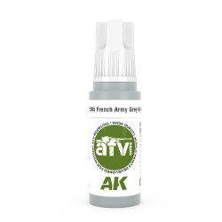 AK Interactive 11365 French Army Grey-Blue 17ml AFV 3G Acrylic Model Paint
