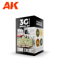 AK Interactive 11686 WWI German Tank Colours 3G Acrylic Paint Set