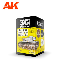 AK Interactive 11645 German Standard 1937-44 Combo 3G Acrylic Paint Set