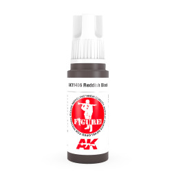 AK Interactive 11406 Reddish Black 17ml 3G Acrylic Model Paint