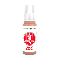 AK Interactive 11402 Light Flesh 17ml 3G Acrylic Model Paint