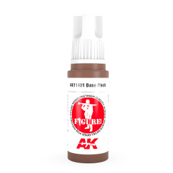 AK Interactive 11401 Base Flesh 17ml 3G Acrylic Model Paint