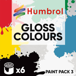 Humbrol 14ml Enamel Paint Pack 3 - 6 Gloss Colours