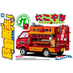 Aoshima 06392 Takoyaki Kyube Catering Van 1:24 Model Kit