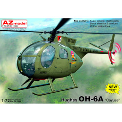 AZ Model 7865 Hughes OH-6A Cayuse Helicopter 1:72 Model Kit