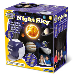 Night Sky Projector (Planets, Moon, Stars) - Brainstorm Toys Age 8+