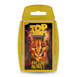 Awesome Animals Top Trumps Card Game