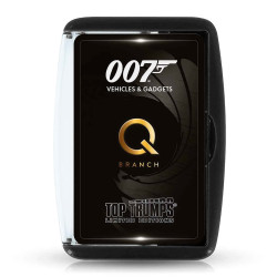James Bond 007 Gadgets and Vehicles (Q Branch) Top Trumps Specials Card Game