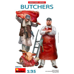 Miniart 38073 Butchers 1:35 Figures Model Kit