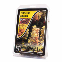 Woodland Scenics F1135 Fall Mix Fine Leaf Foliage Scenic Brush Foliage Flock