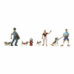 Woodland Scenics A1827 People And Pets HO OO Gauge Figures Landscaping