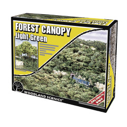 Woodland Scenics F1660 Light Green Forest Canopy Scenic Brush Foliage Flock