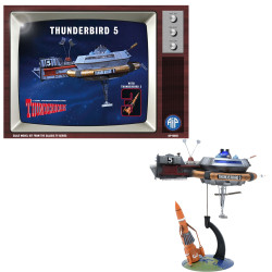 Adventures In Plastic Thunderbird 5 with Thunderbird 3 Plastic Model Kit