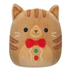 Squishmallows Jones the Gingerbread Cat 7.5" Plush Christmas Soft Toy