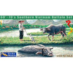 Gecko Models 35GM0108 60s-70s Southern Vietnam Buffalo Set 1:35 Model Kit