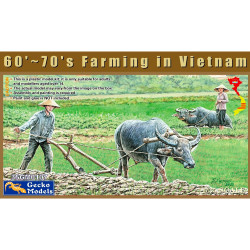Gecko Models 35GM0107 60s-70s Farming in Vietnam 1:35 Model Kit
