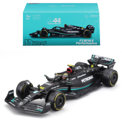 Bburago F1 Mercedes-AMG PETRONAS W14 #44 Lewis Hamilton w/Helmet 2023 1:43 Model
