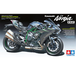 TAMIYA Kawasaki Ninja H2 Carbon 1:12 Plastic Model Bike Kit 14136