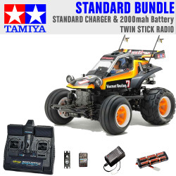 Tamiya RC Comical Hornet (WR-02CB) 58666 1:10 Standard Stick Radio Bundle
