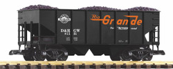 Piko Denver & Rio Grande Western Rib Sided Hopper w/Coal Load PK38917 G Scale