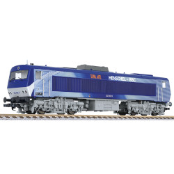 Liliput L132054 Diesel Locomotive DE2500 Silver / Blue HO Gauge