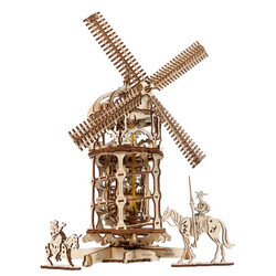 UGEARS Tower-Windmill Mechanical Wooden Model Kit 70055